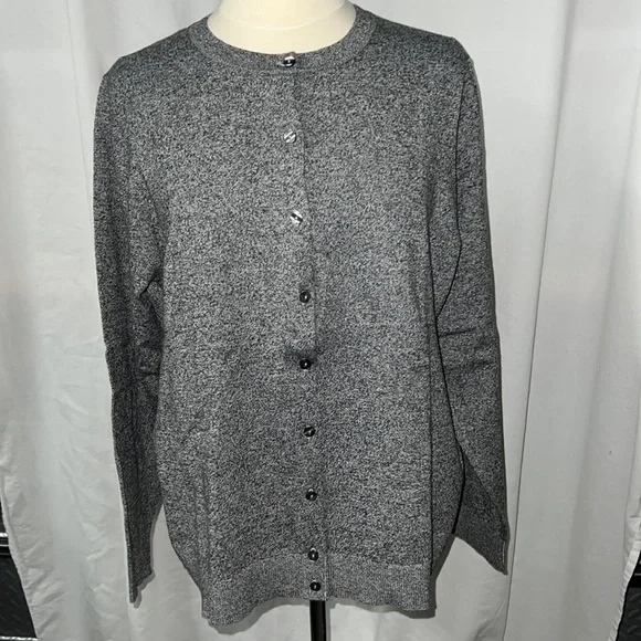 Karen scott jersey cardigan top